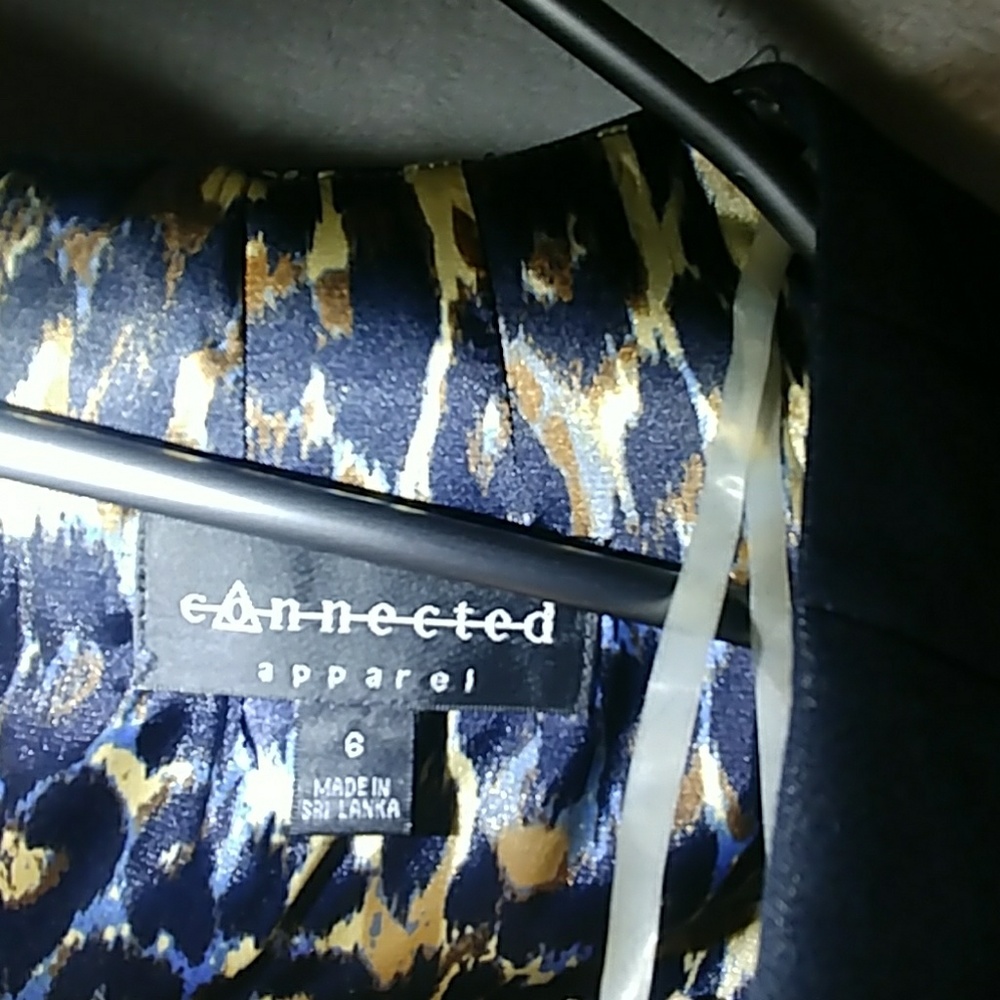 Navy blue sheath dress - Picture 6 of 8